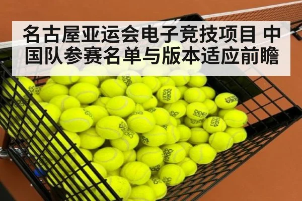 名古屋亚运会电子竞技项目 中国队参赛名单与版本适应前瞻